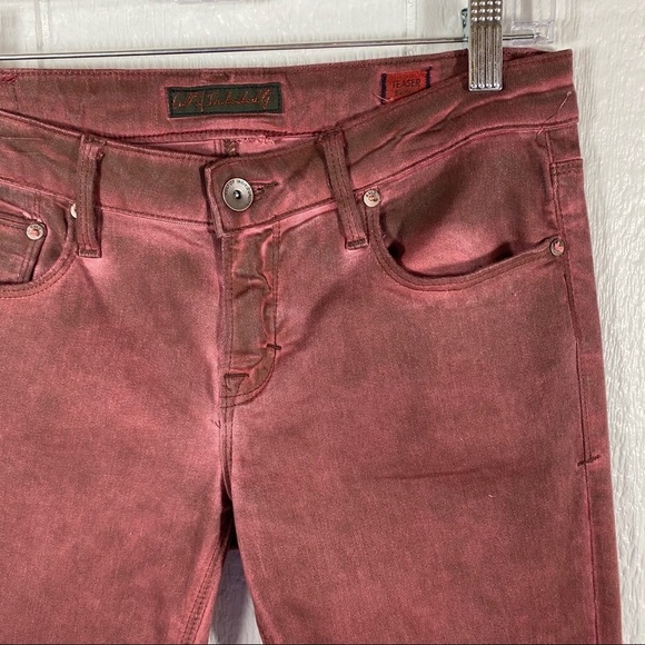 Cult of Individuality Red Teaser Skinny Jeans - Picture 2 of 12